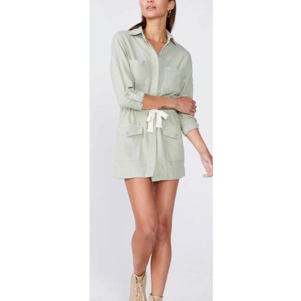 NWT Monrow Twill Pocket‎ Dress
